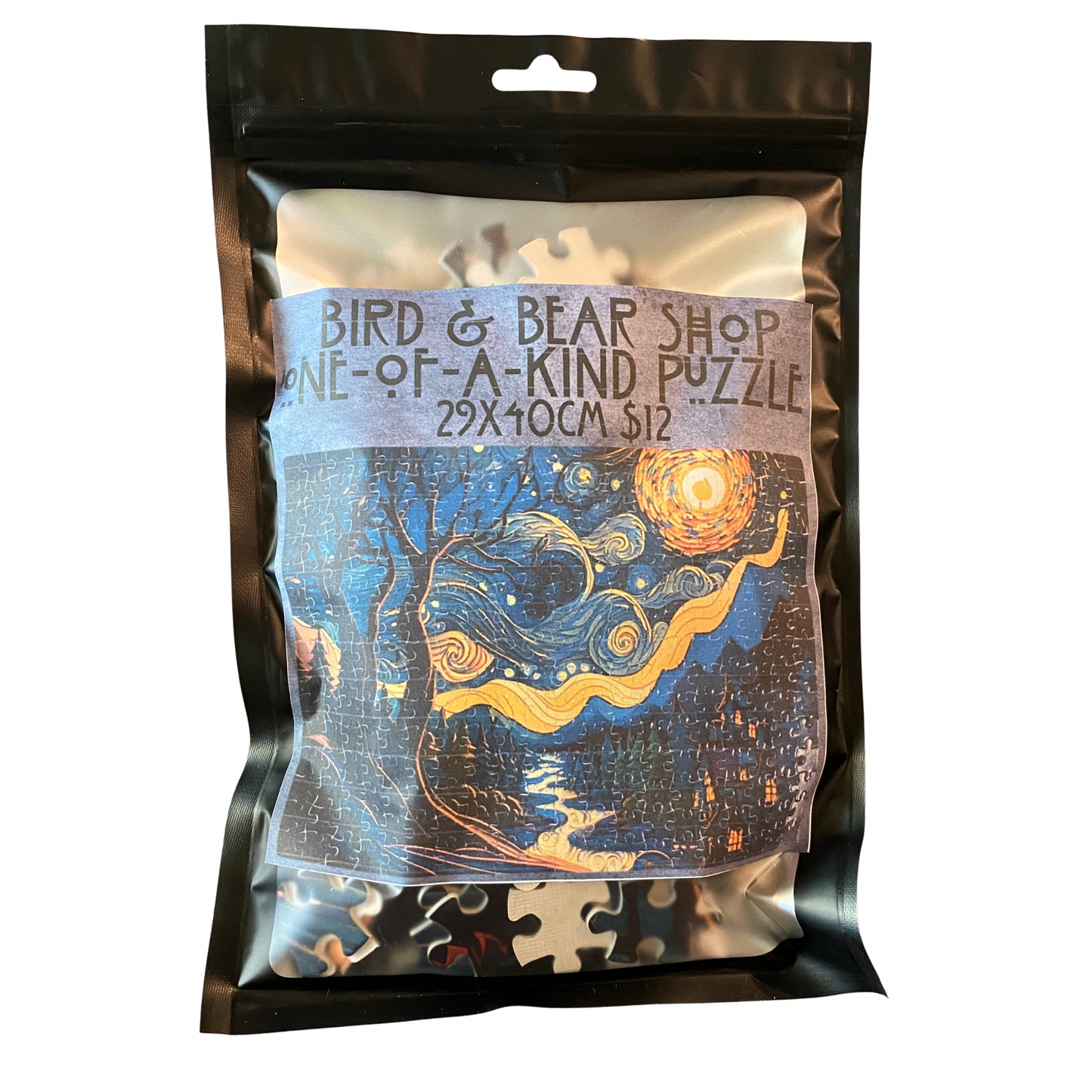 Cloud Swirl Puzzle- One-Of-A-Kind