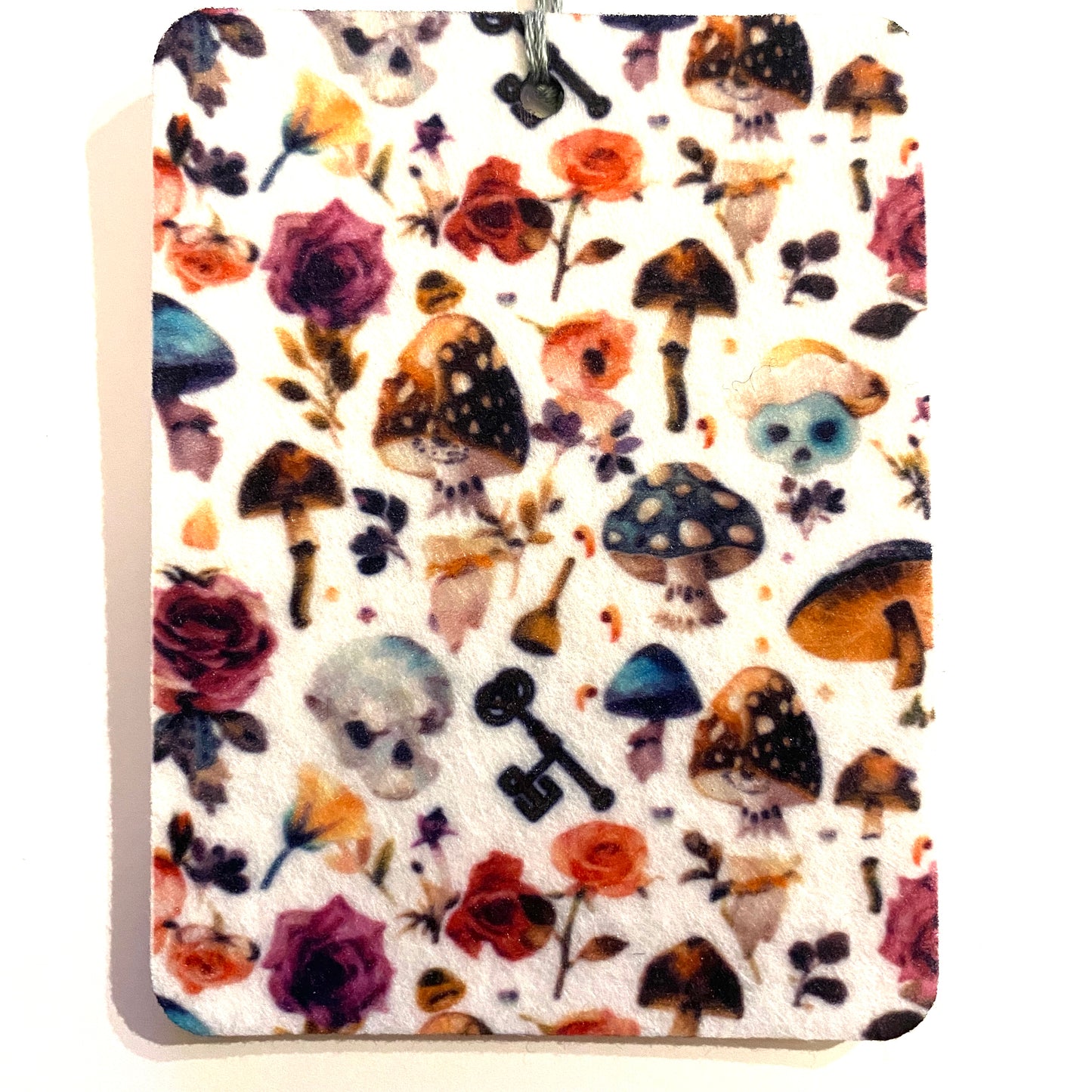 Bright Mushrooms Air Freshener Felt