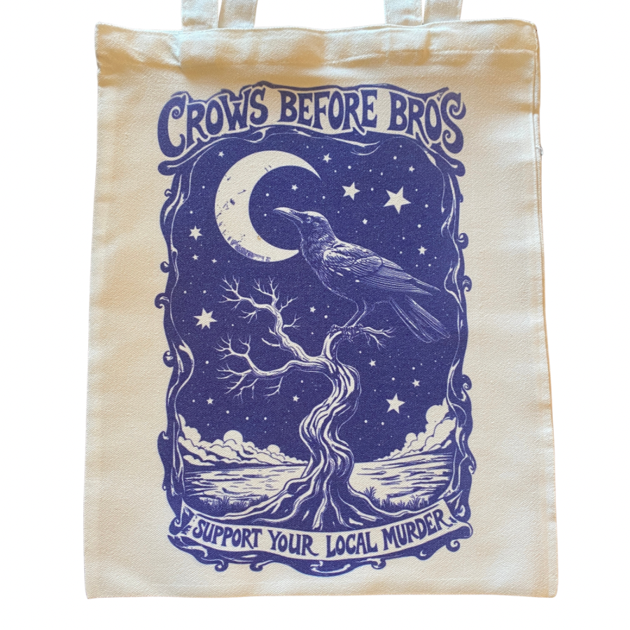 Purple Crows Before Bros Bag