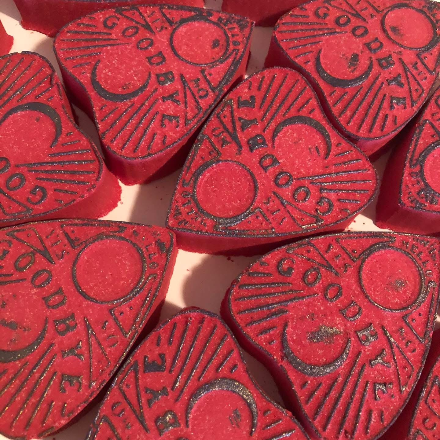 Red Planchette Bath Bomb