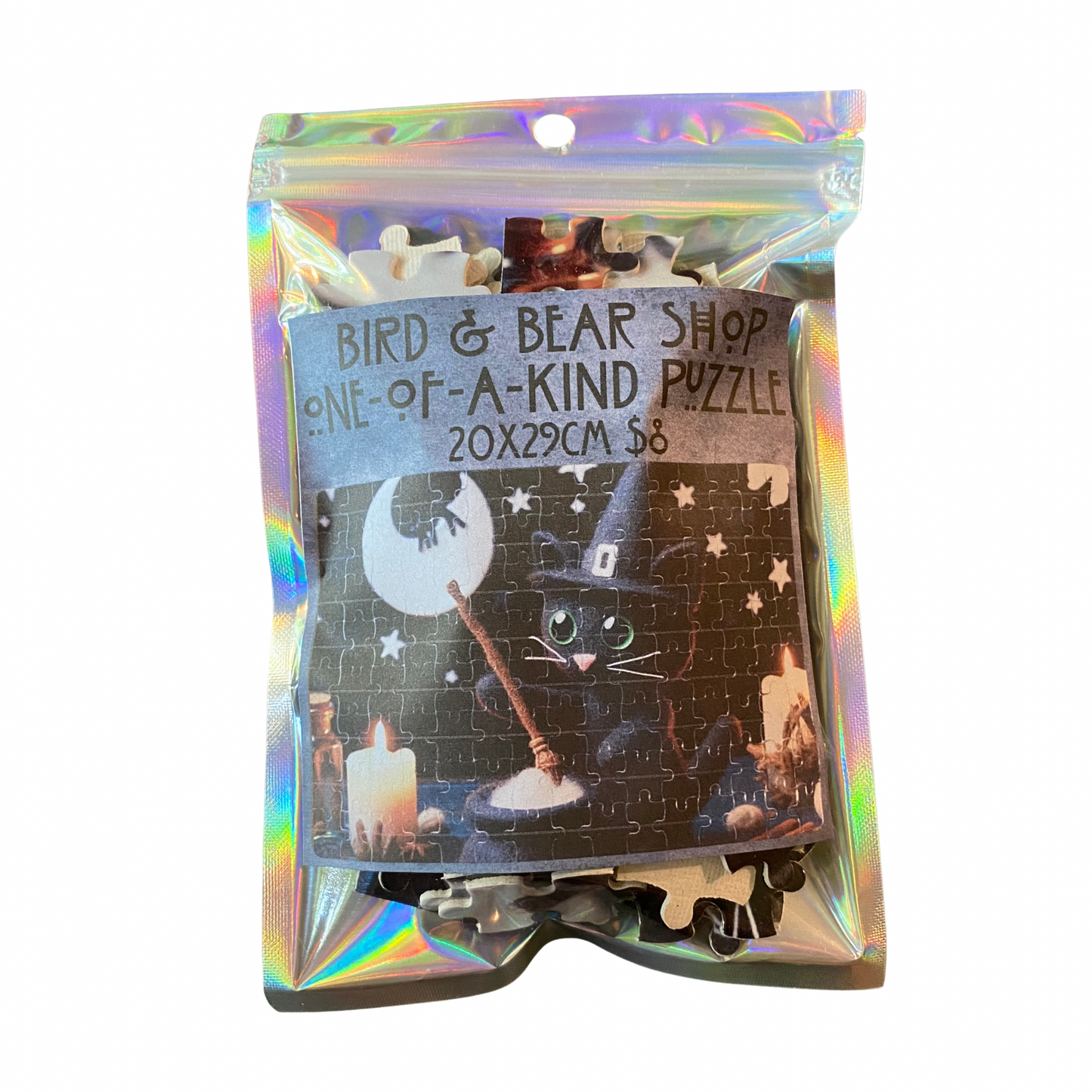 Witch Cat Puzzle- One-Of-A-Kind