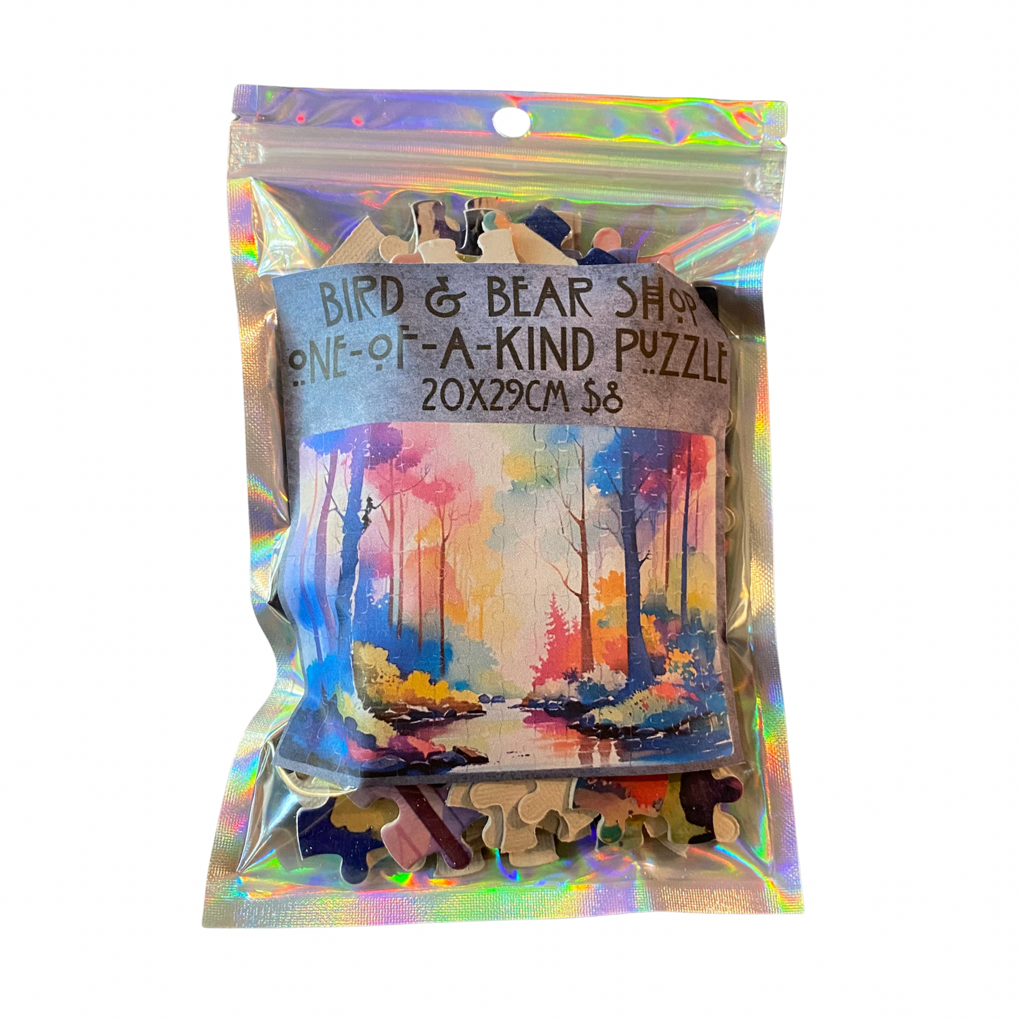 Watercolor Forest Puzzle- One-Of-A-Kind