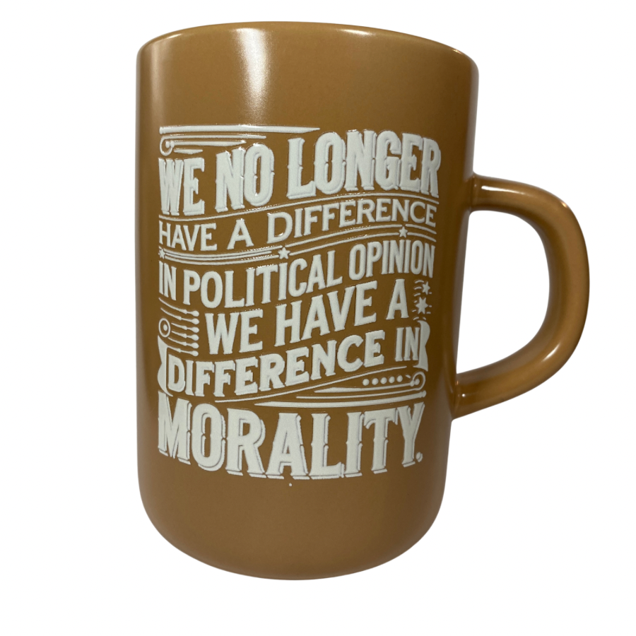 Difference in Morality 18oz Mug- brown