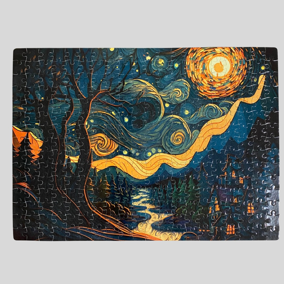Cloud Swirl Puzzle- One-Of-A-Kind