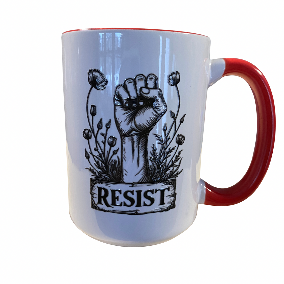Resist 15oz Mug- red