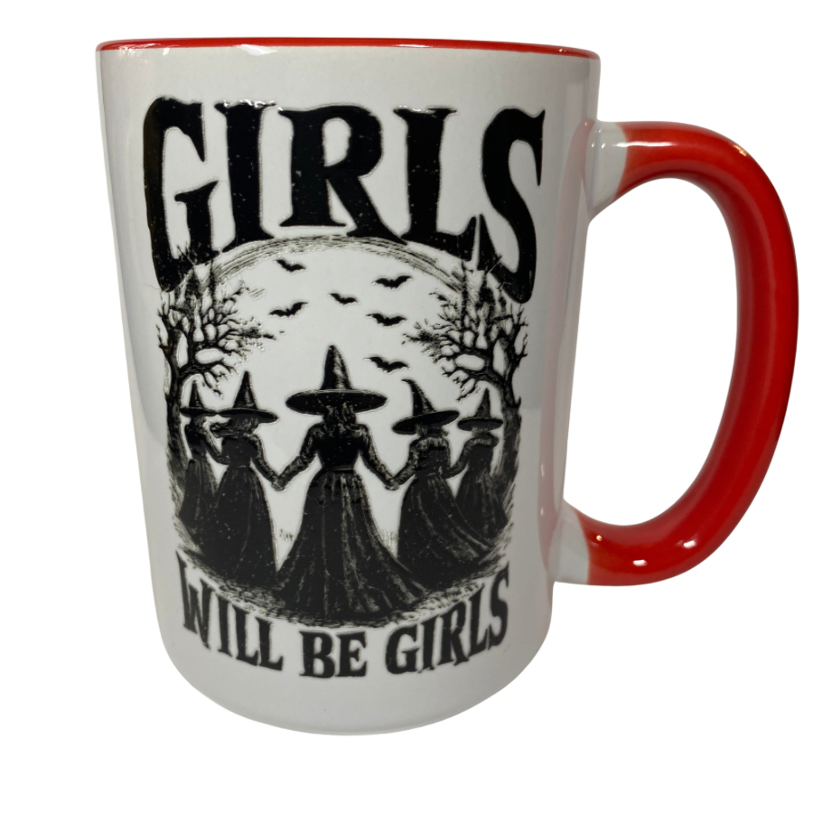 Girls Will Be Girls 15oz Mug- red