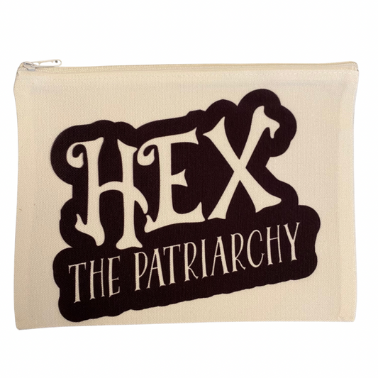 Hex The Patriarchy Zipper Bag
