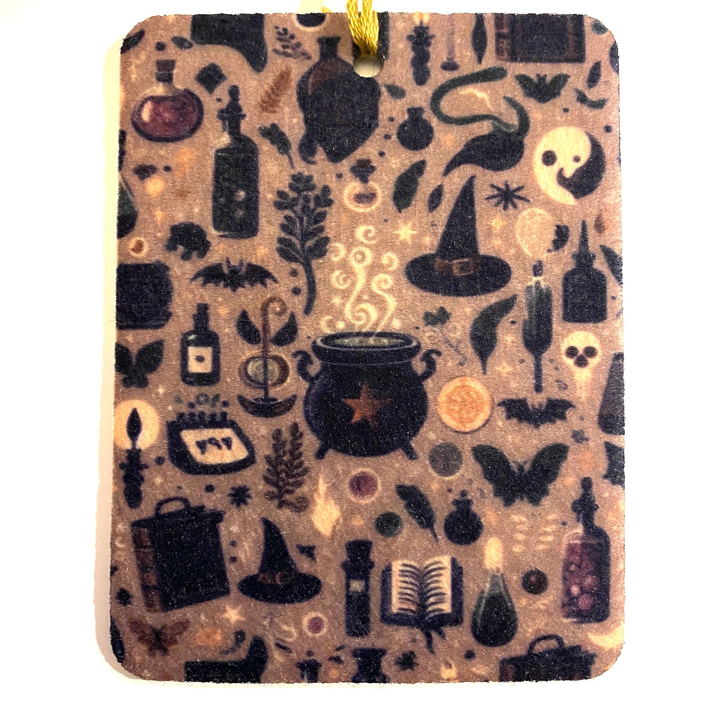 Grey Witchy Air Freshener Felt