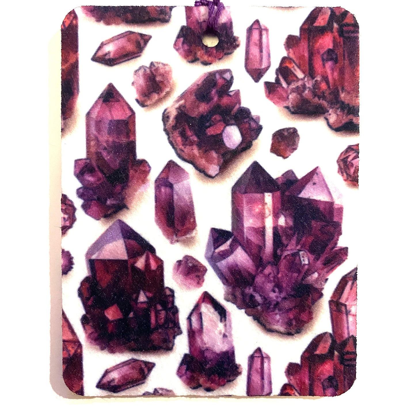 Amethyst Air Freshener Felt