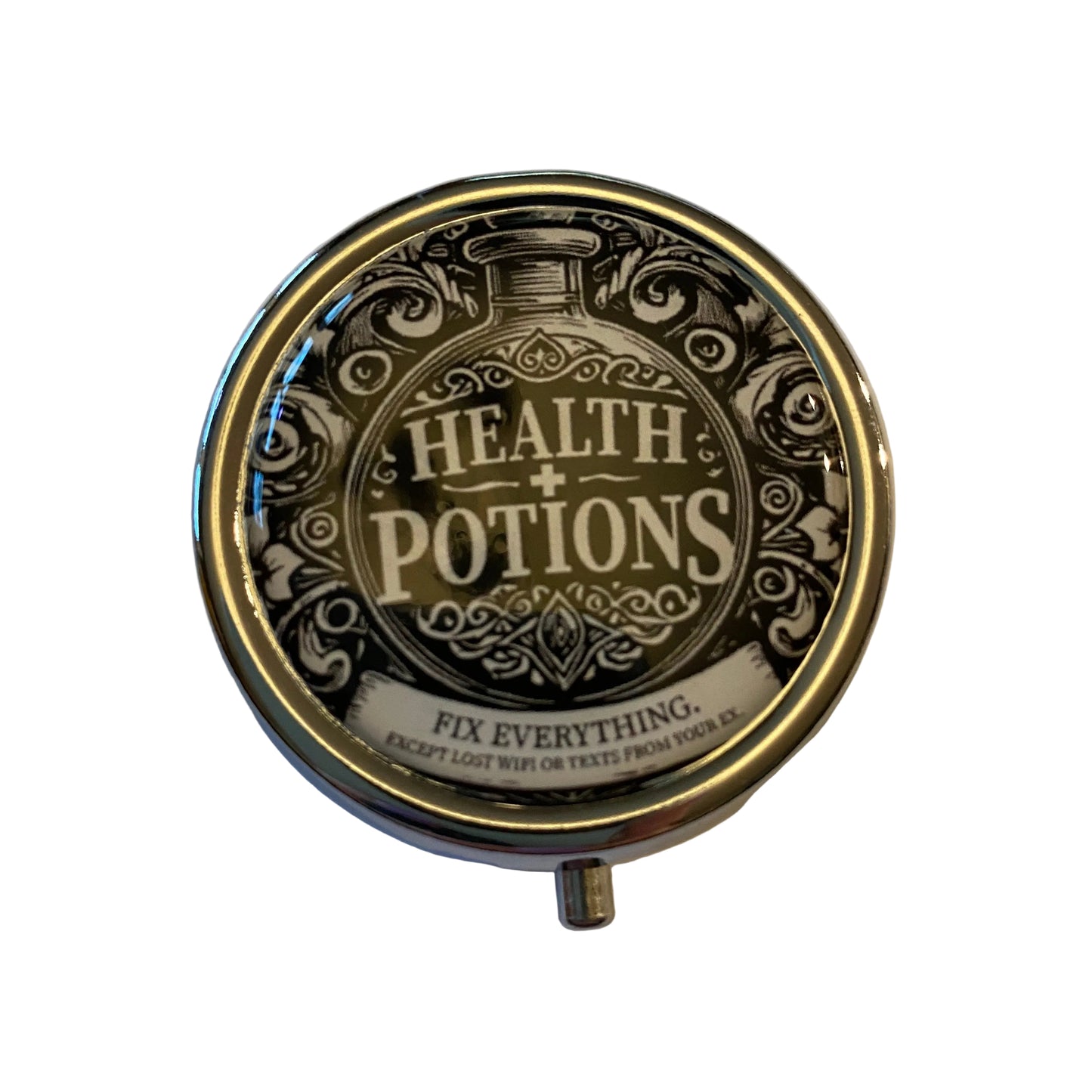 Health Potions Round Pill Holder