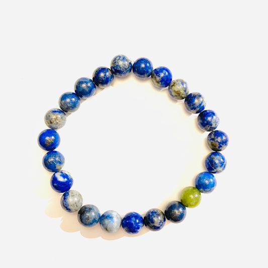 Lapis Stone Bracelet 7.5”