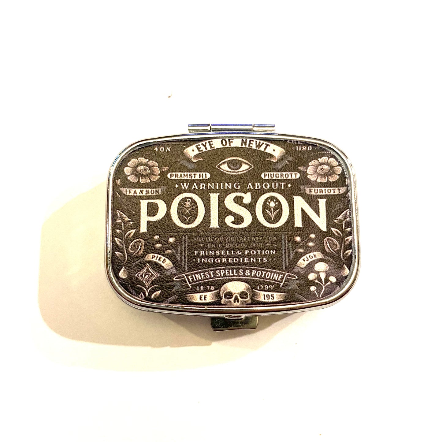 Poison Square Pill Holder