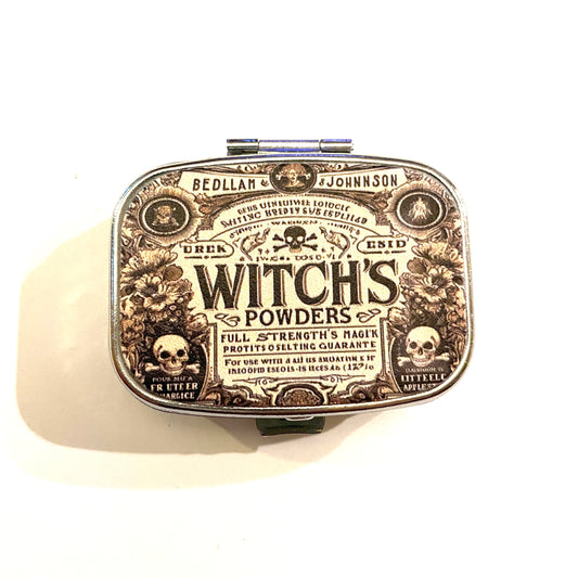 Witchs Powders Skulls Pill Holder