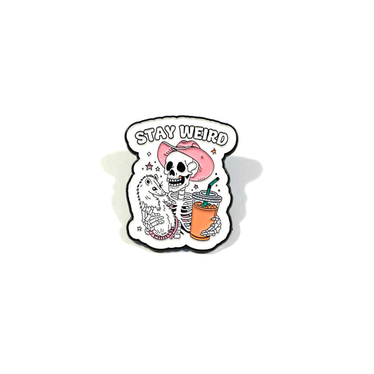 Stay Weird pin