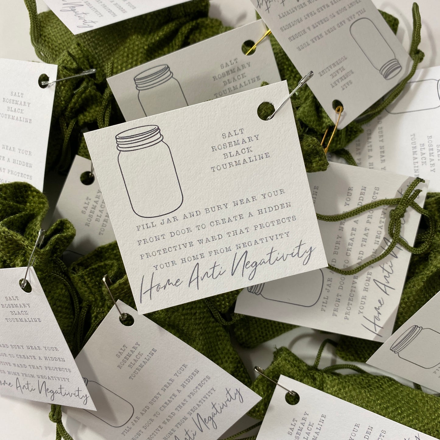 Home Anti Negativity Spell Jar Kit