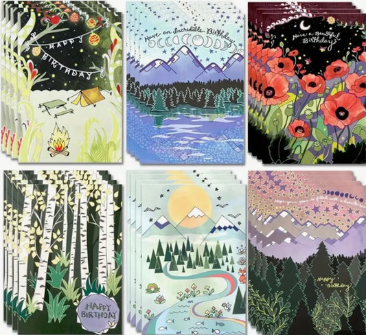 Beautiful Scenery Birthday Cards