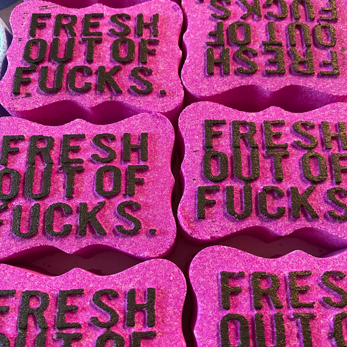 Pink Fresh Out Of Fucks Bath Bomb