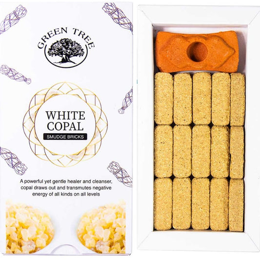 White Copal Smudge Bricks