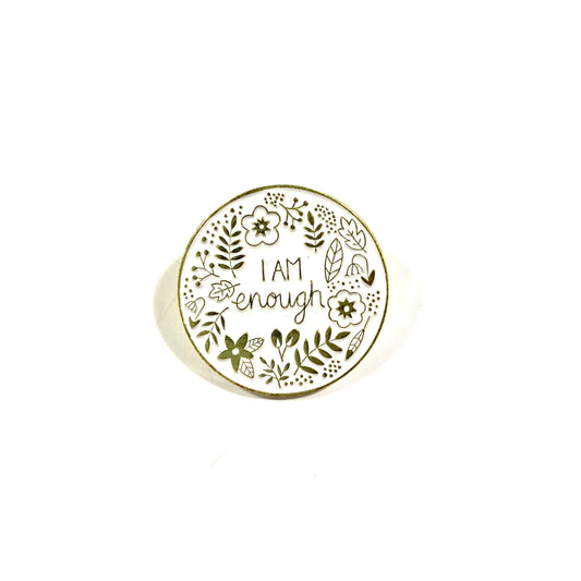 I Am Enough pin