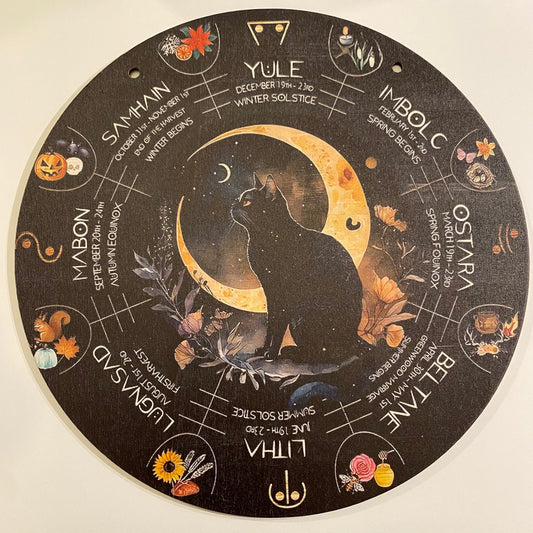 Wheel Calendar Sign (cat)