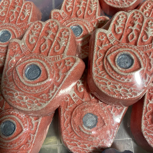 Red Hamsa Hand Bath Bomb