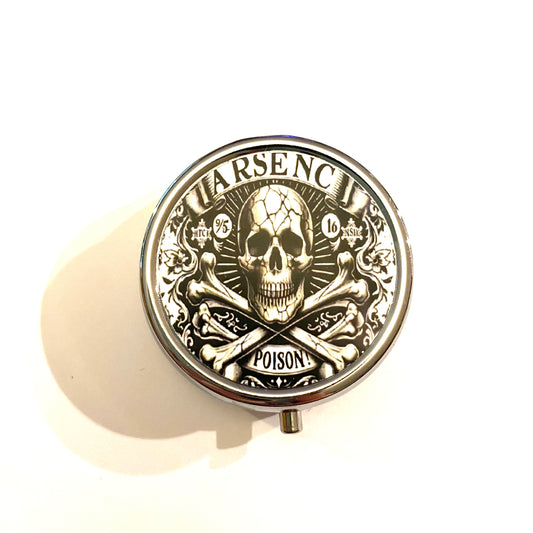 Arsenic Round Pill Holder