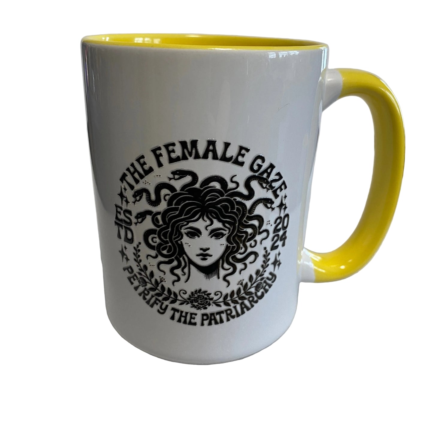 The Female Gaze 15oz Mug- yellow