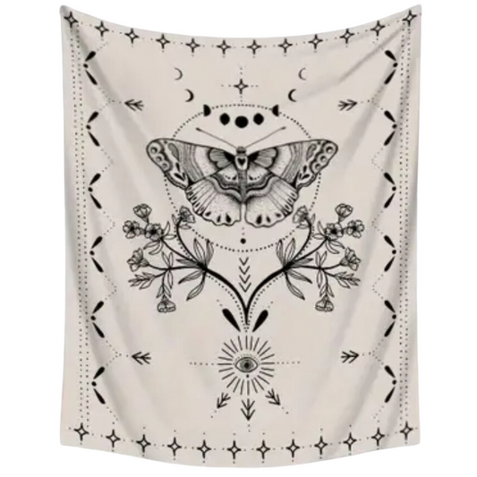 Butterfly Wall Hanging (B&W)
