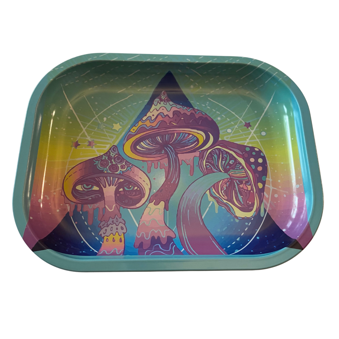 Purple Mushrooms Tray
