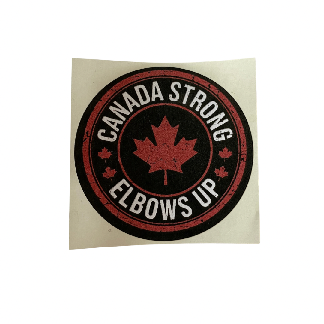 Canada Strong Elbows Up Sticker