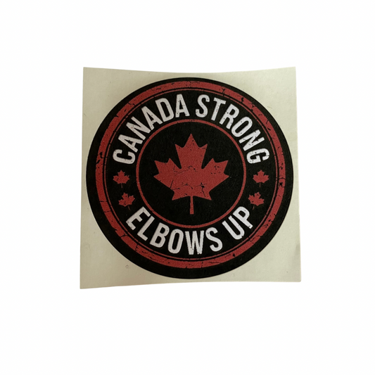 Canada Strong Elbows Up Sticker
