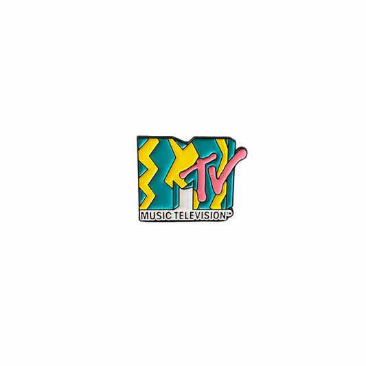 MTV Striped pin