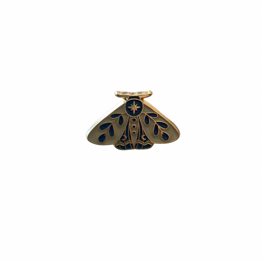 Blue Moth Small pin