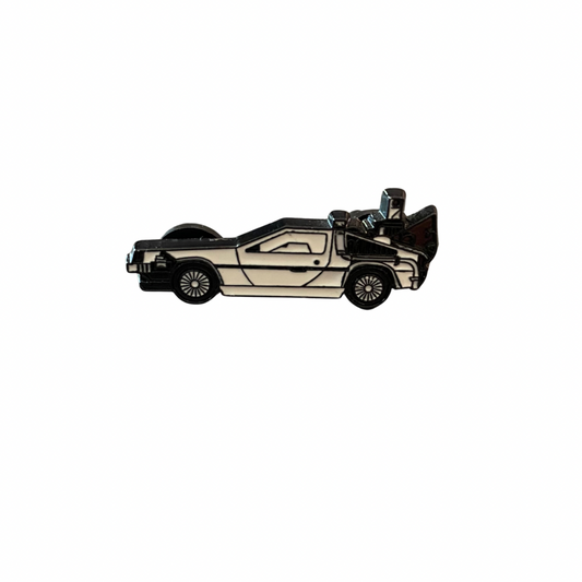 Delorean pin