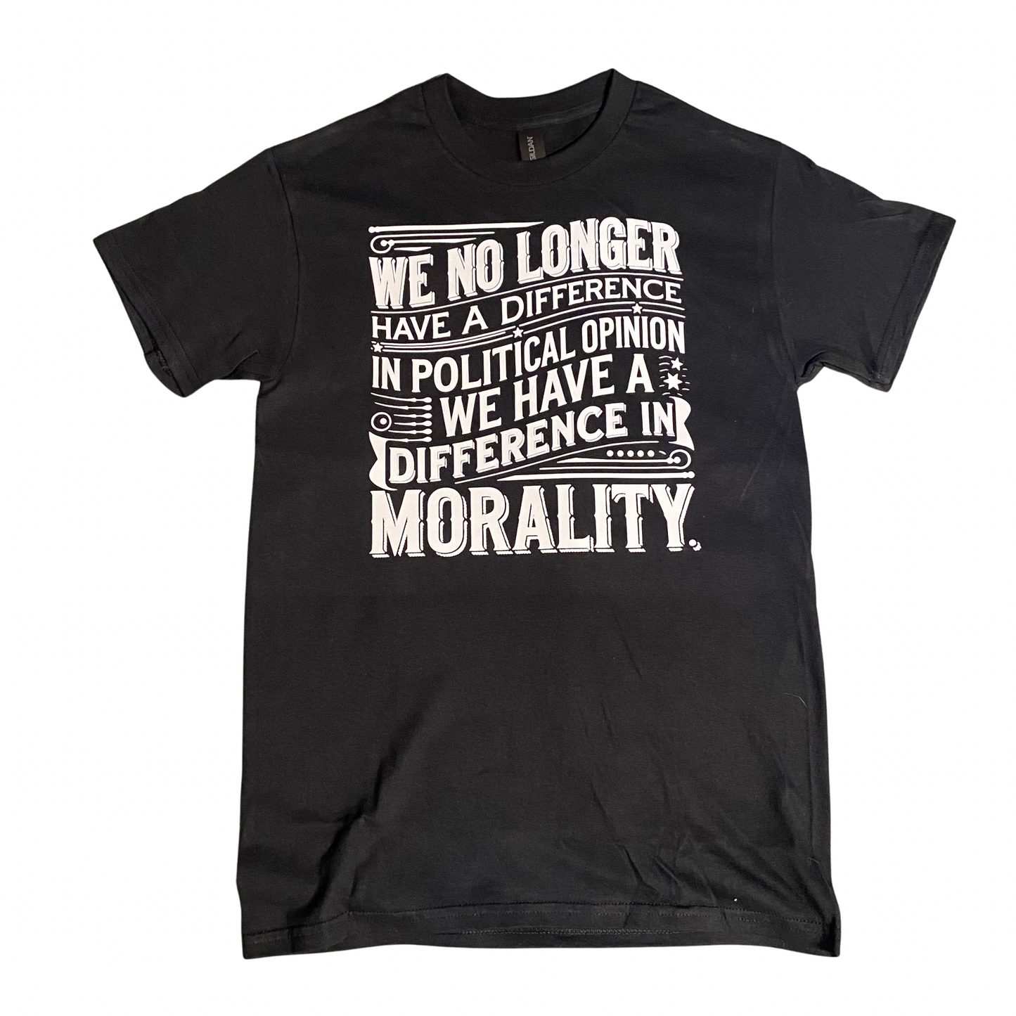 Difference in Morality T-Shirt Black