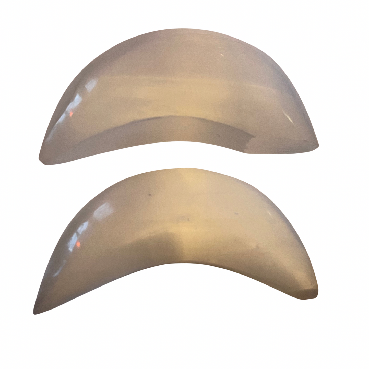 CHIPPED Large Selenite moon