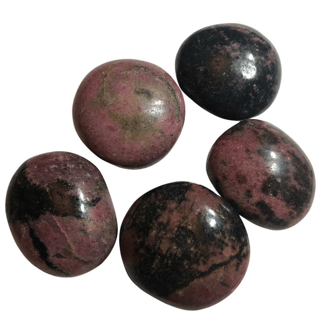 Rhodonite Palm Stones