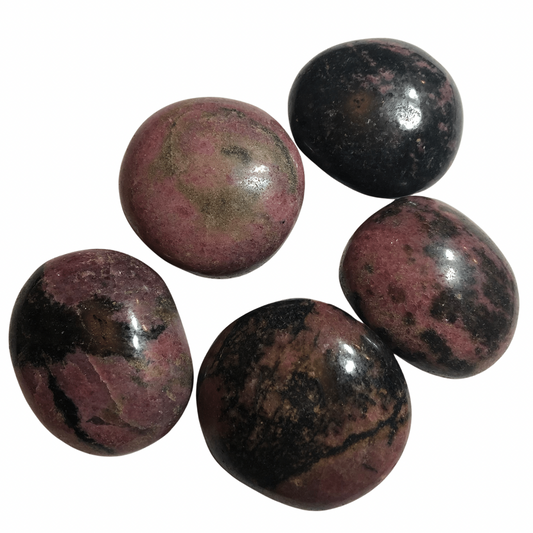 Rhodonite Palm Stones