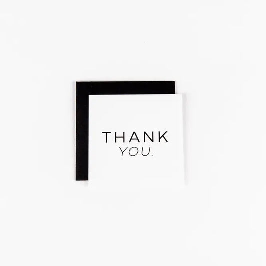 Mini notecard- Thank You