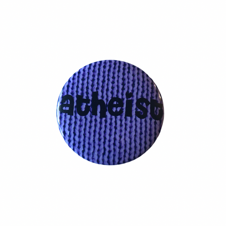 Atheist round pin