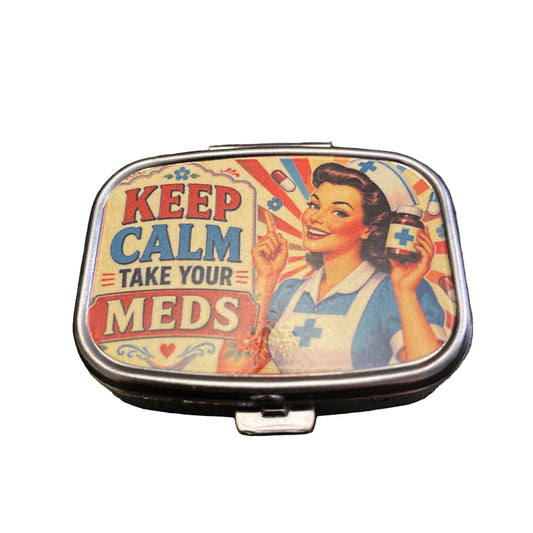 Keep Calm Pill Holder