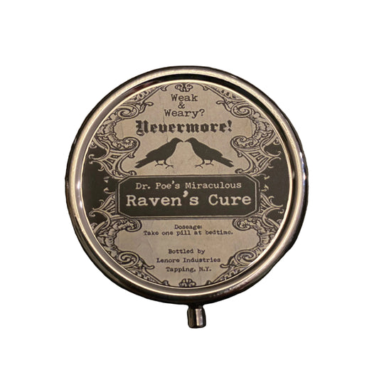 Ravens Cure Round Pill Holder