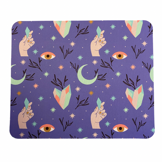 Purple Gem Mouse Pad