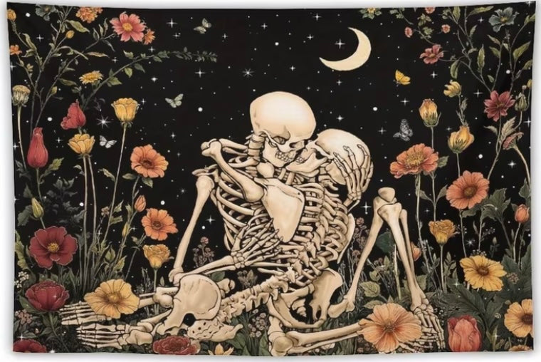 Skeleton Lovers Wall Hanging