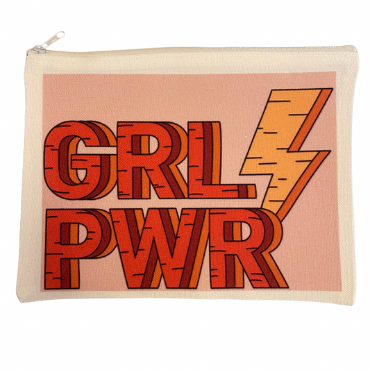 GRL PWR Zipper Bag