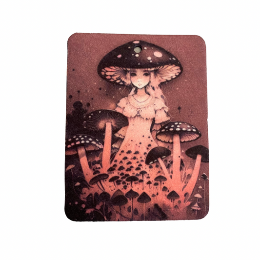 Mushroom Lady Air Freshener Felt