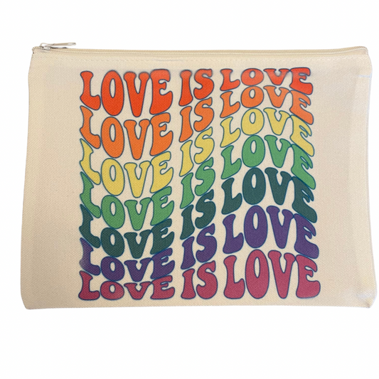 Love Is Love Zipper Bag