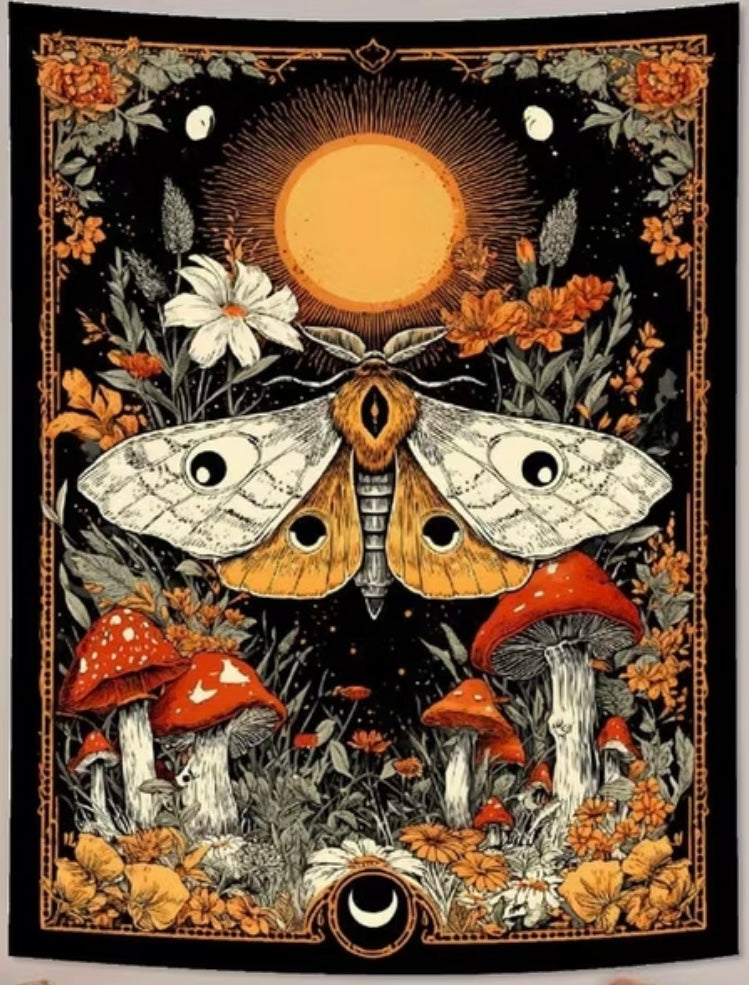 Sun Moth Wall Hanging