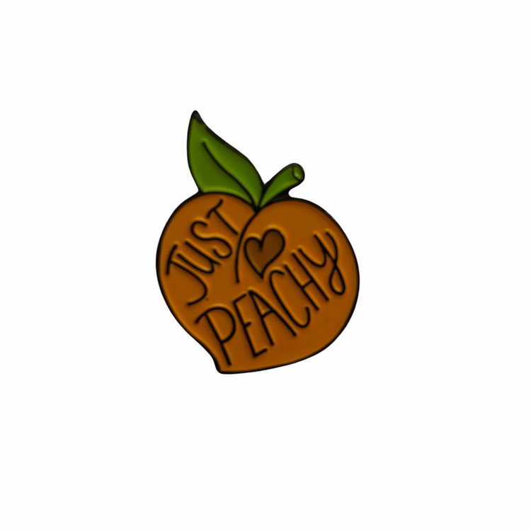 Just Peachy pin