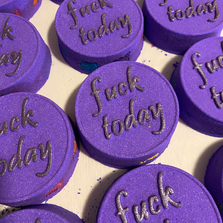 Fuck Today Bath Bomb- purple